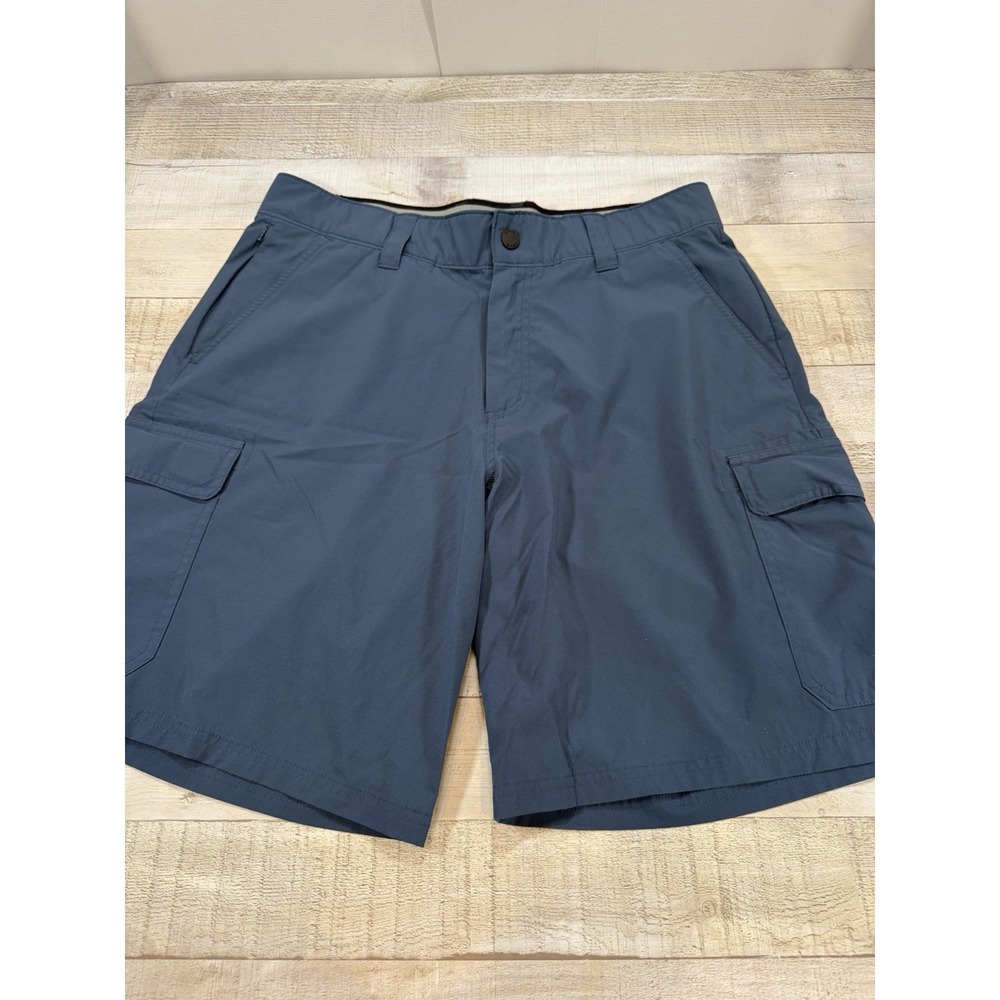 Orvis Cargo Shorts Mens 34 Blue Performance Hiking Fishing Outdoor Quick Dry